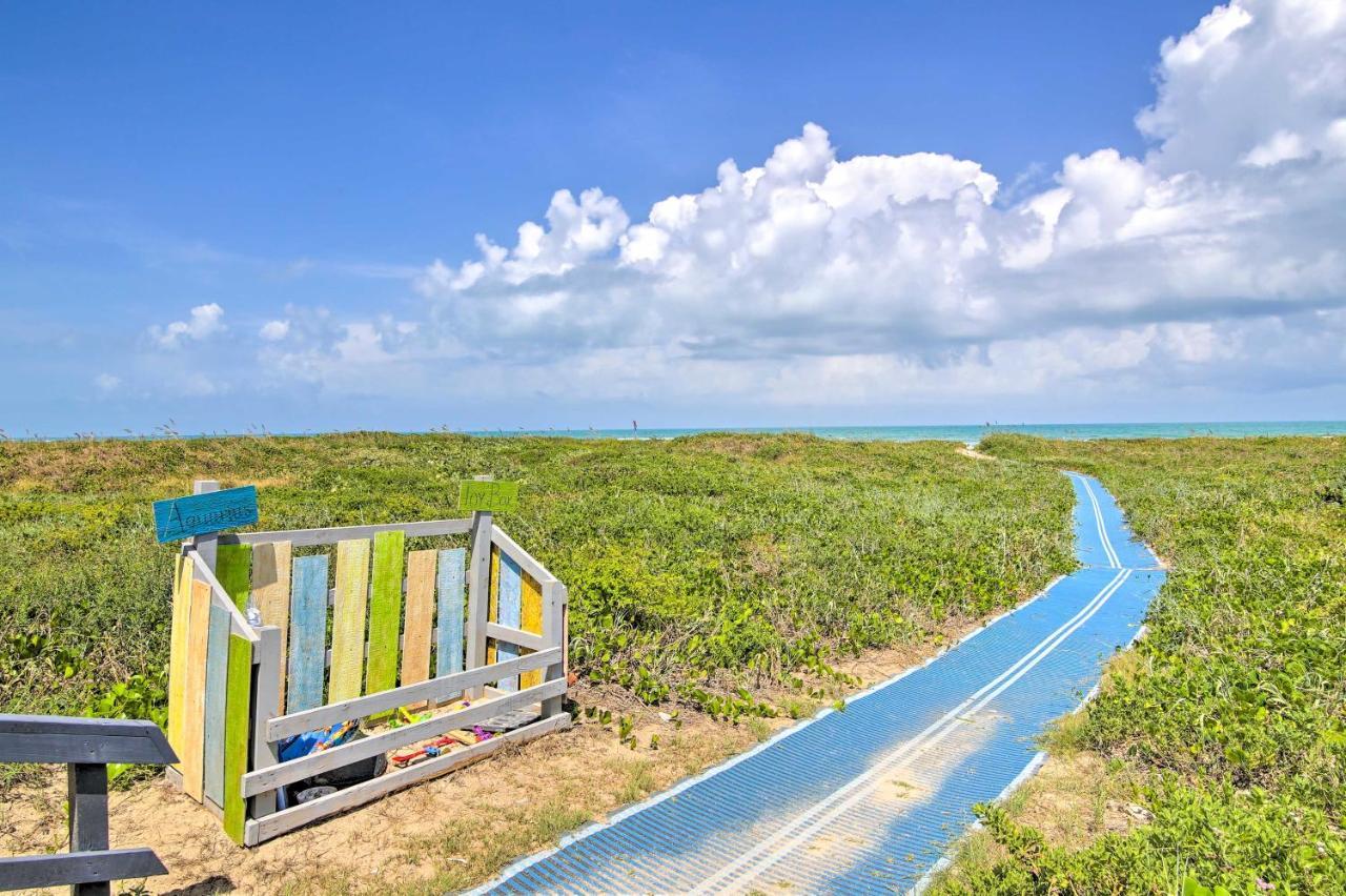 Sunny Oceanfront Condo On South Padre Island Beach Exterior photo